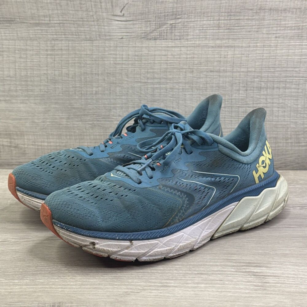 Hoka One One Arahi 5 1115012 MBLGR Blue Running Shoes Sneakers Womens Size 9.5B